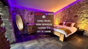 Loft Romantique la Clef des Sens - Sauna et Balnéo privatifs